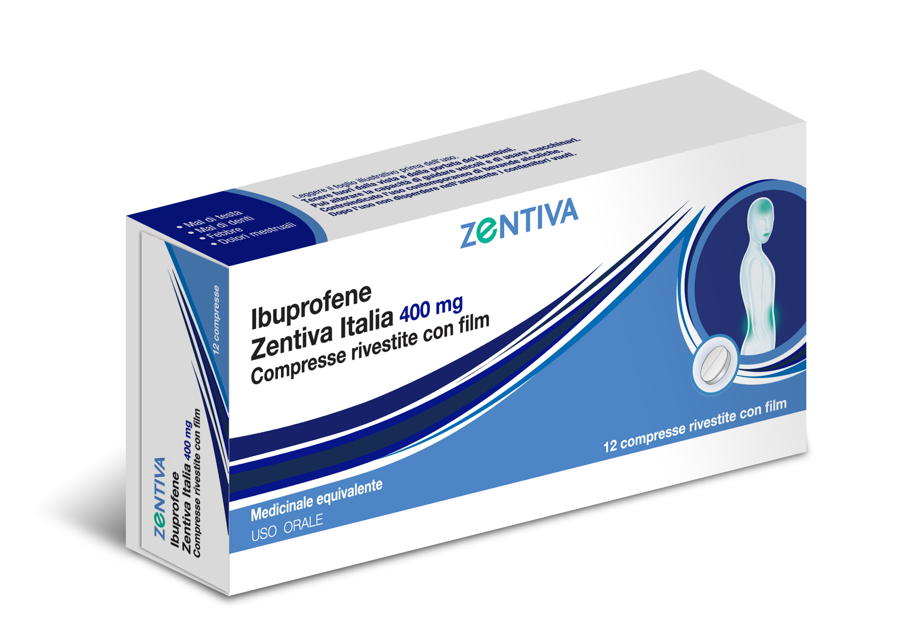 Ibuprofene (zentiva italia)*12 cpr riv 400 mg - Ibuprofene (zentiva italia)*12 cpr riv 400 mg