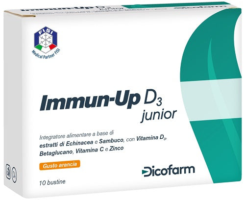 Immun up d3 junior 10 bustine da 3 g - Immun up d3 junior 10 bustine da 3 g