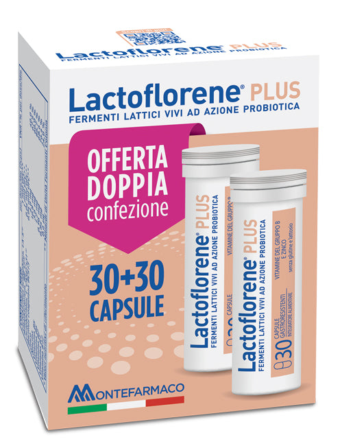 Lactoflorene Plus Integratore Probiotico Bipack 30 Capsule 26,40 g