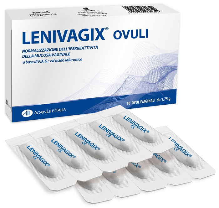 Lenivagix ovuli vaginali 10 pezzi - Lenivagix ovuli vaginali 10 pezzi