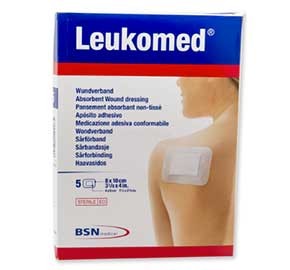 Leukomed medicazione post-operatoria in tessuto non tessuto7,2 x 5 cm