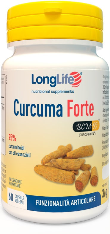 Longlife curcuma forte 60 capsule vegetali - Longlife curcuma forte 60 capsule vegetali