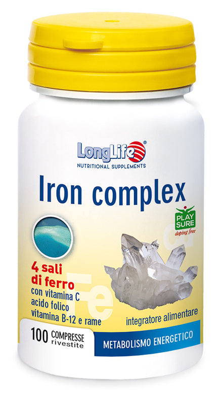 Longlife iron complex 100 compresse - Longlife iron complex 100 compresse