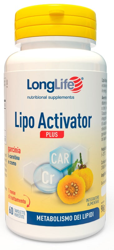 Longlife lipo activator plus 60 tavolette - Longlife lipo activator plus 60 tavolette