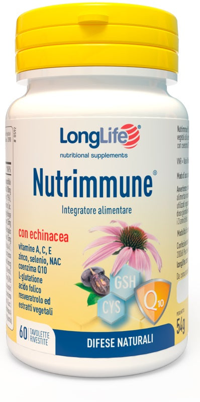 Longlife nutrimmune 60 tavolette - Longlife nutrimmune 60 tavolette