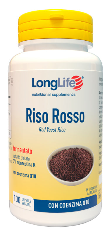 Longlife riso rosso 100 capsule vegetali - Longlife riso rosso 100 capsule vegetali