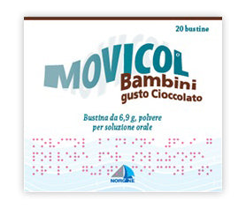 Movicol*bb 20 bust polv orale 6,9 g cioccolato - Movicol*bb 20 bust polv orale 6,9 g cioccolato