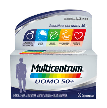 Multicentrum uomo 50+ 60 compresse - Multicentrum uomo 50+ 60 compresse