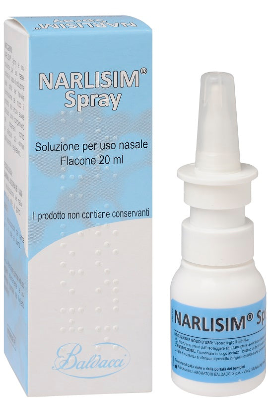 Narlisim spray soluzione nasale 20 ml - Narlisim spray soluzione nasale 20 ml