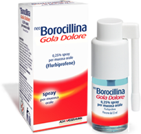 Neoborocillina gola dolore*1 flaconcino spray 15 ml 37,5 mgmenta