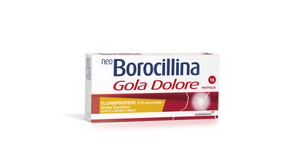 Neoborocillina gola dolore*16 pastiglie 8,75 mg limone e miele senza zucchero