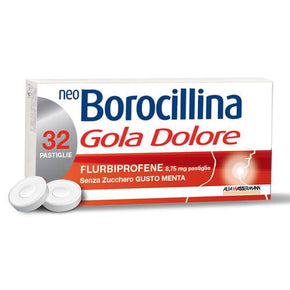Neoborocillina gola dolore*32 pastiglie 8,75 mg menta senzazucchero