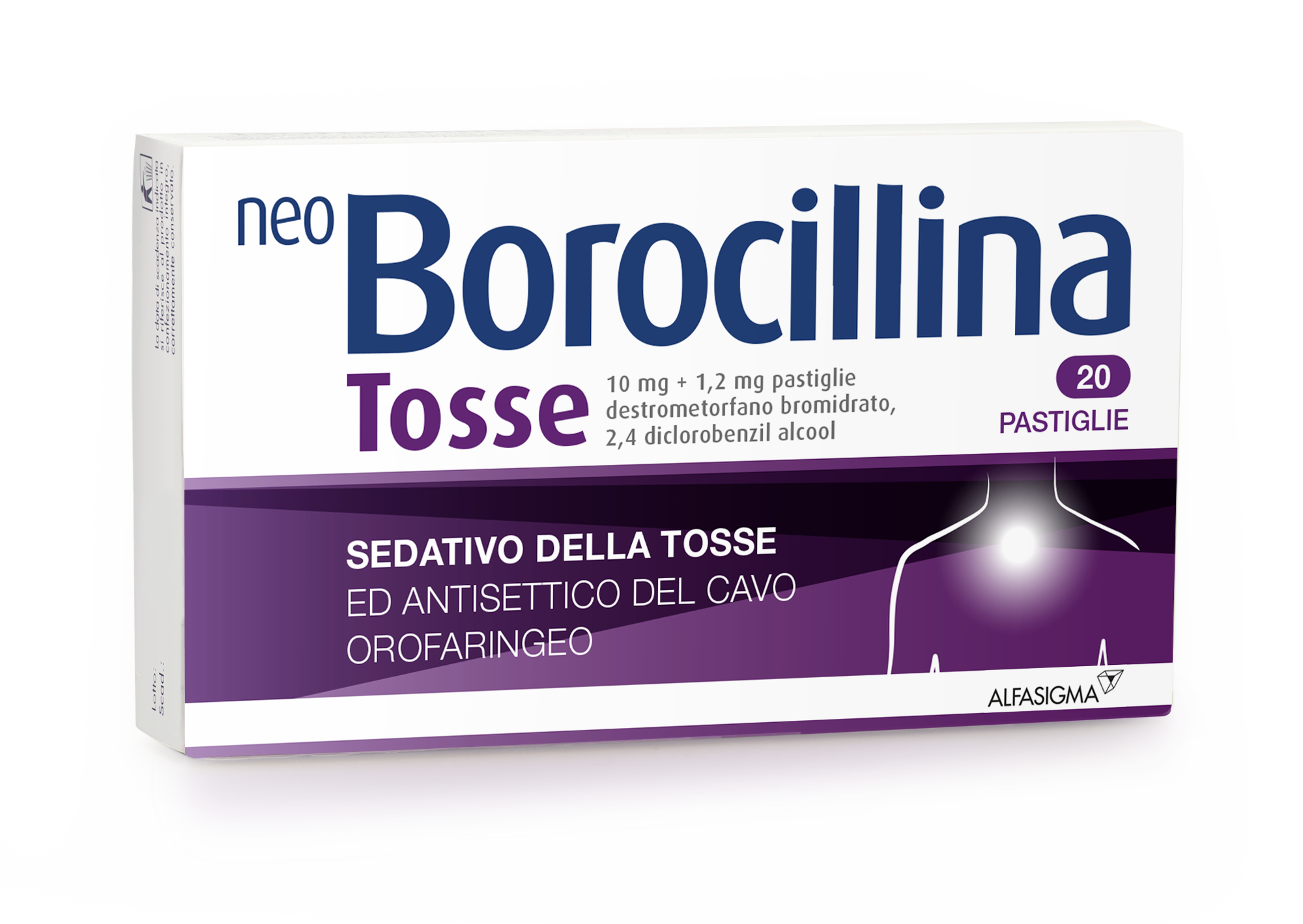 Neoborocillina tosse*20 pastiglie 10 mg + 1,2 mg - Neoborocillina tosse*20 pastiglie 10 mg + 1,2 mg