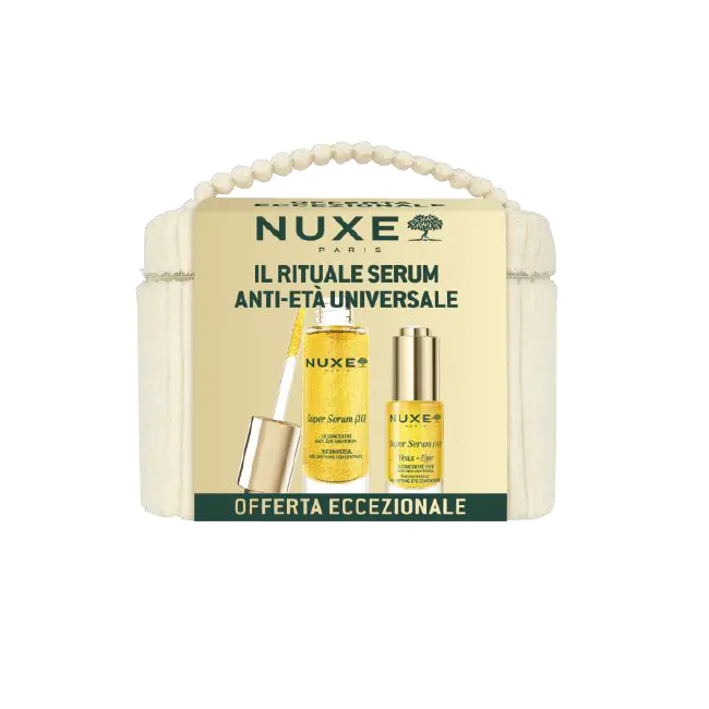 Nuxe super serum vanity set cofanetto anti età illuminante siero 30 ml + contorno occhi 15 ml - Nuxe super serum vanity set cofanetto anti età illuminante siero 30 ml + contorno occhi 15 ml