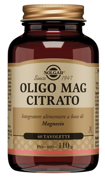 Oligo mag citrato 60 tavolette - Oligo mag citrato 60 tavolette