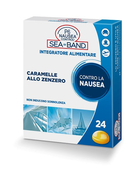 P6 nausea control caramelle anti nausea viaggio allo zenzero24 pezzi - P6 nausea control caramelle anti nausea viaggio allo zenzero24 pezzi