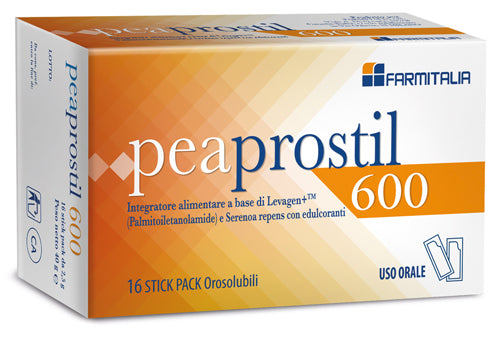 Peaprostil 600 16 stick pack orosolubili - Peaprostil 600 16 stick pack orosolubili