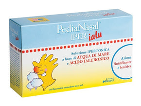 Pedianasal iper soluzione ipertonica con acido ialuronico 20flaconcini monodose da 5 ml