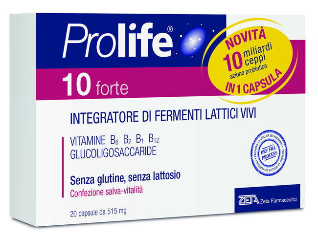 Prolife 10 forte 20 capsule - Prolife 10 forte 20 capsule