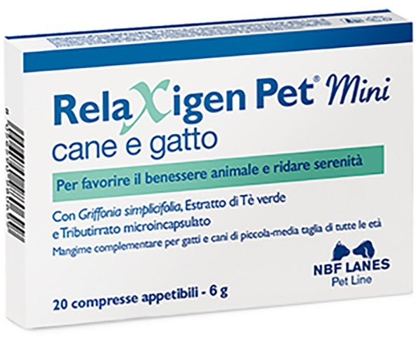 Relaxigen pet mini blister 20 compresse - Relaxigen pet mini blister 20 compresse