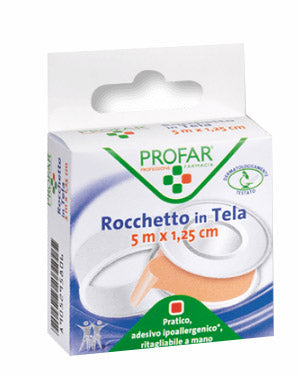 Rocchetto in tela comfort 1,25 cm x 5 m profar - Rocchetto in tela comfort 1,25 cm x 5 m profar