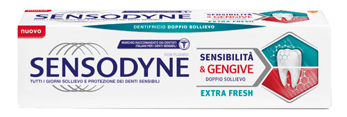 Sensodyne repair & protect extra fresh pasta dentifricia adazione desensibilizzante - Sensodyne repair & protect extra fresh pasta dentifricia adazione desensibilizzante