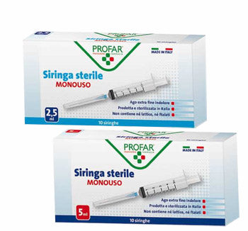 Siringa monouso 5 ml profar - Siringa monouso 5 ml profar