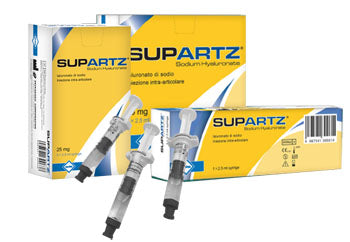 Siringa preriempita intra-articolare supartz acido ialuronico 25 mg 2,5 ml 3 pezzi - Siringa preriempita intra-articolare supartz acido ialuronico 25 mg 2,5 ml 3 pezzi