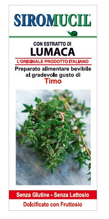 Siromucil preparato alimentare con estratto di lumaca al timo 150 ml - Siromucil preparato alimentare con estratto di lumaca al timo 150 ml