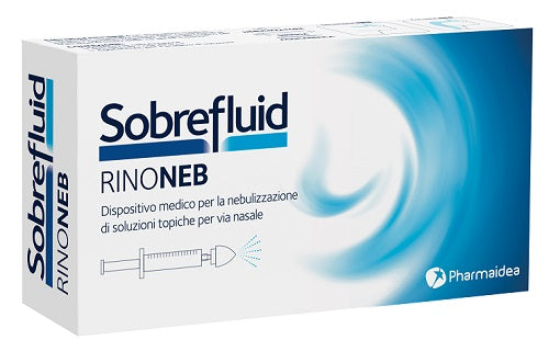 Sobrefluid rinoneb dispositivo nebulizzatore + siringa luerlock da 50 ml + agocannula per prelievo soluzione - Sobrefluid rinoneb dispositivo nebulizzatore + siringa luerlock da 50 ml + agocannula per prelievo soluzione