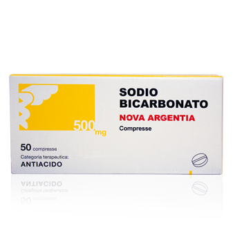 Sodio bicarbonato (nova argentia)*50 cpr 500 mg - Sodio bicarbonato (nova argentia)*50 cpr 500 mg