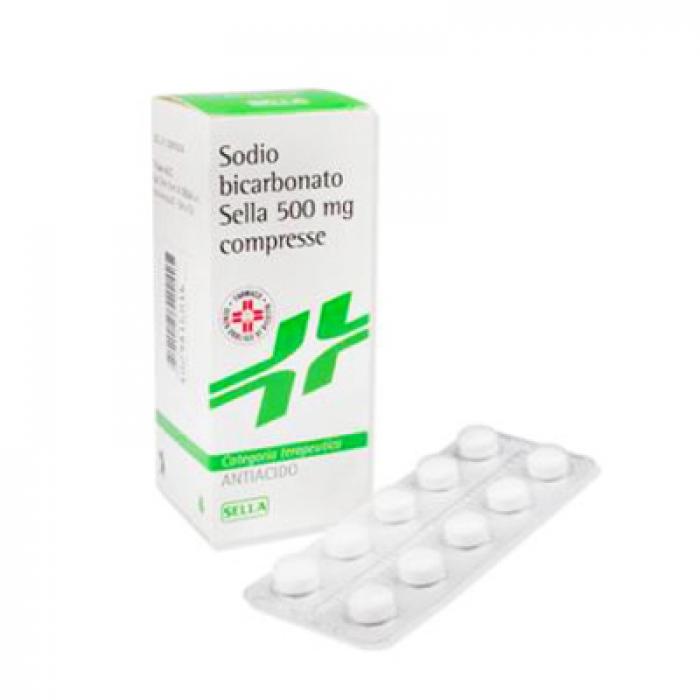 Sodio bicarbonato (sella)*50 cpr 500 mg - Sodio bicarbonato (sella)*50 cpr 500 mg