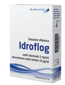 Idroflog soluzione oftalmica15 flaconcini da 0,5 ml