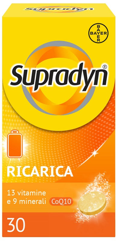 Supradyn ricarica effervescenti 30 compresse - Supradyn ricarica effervescenti 30 compresse