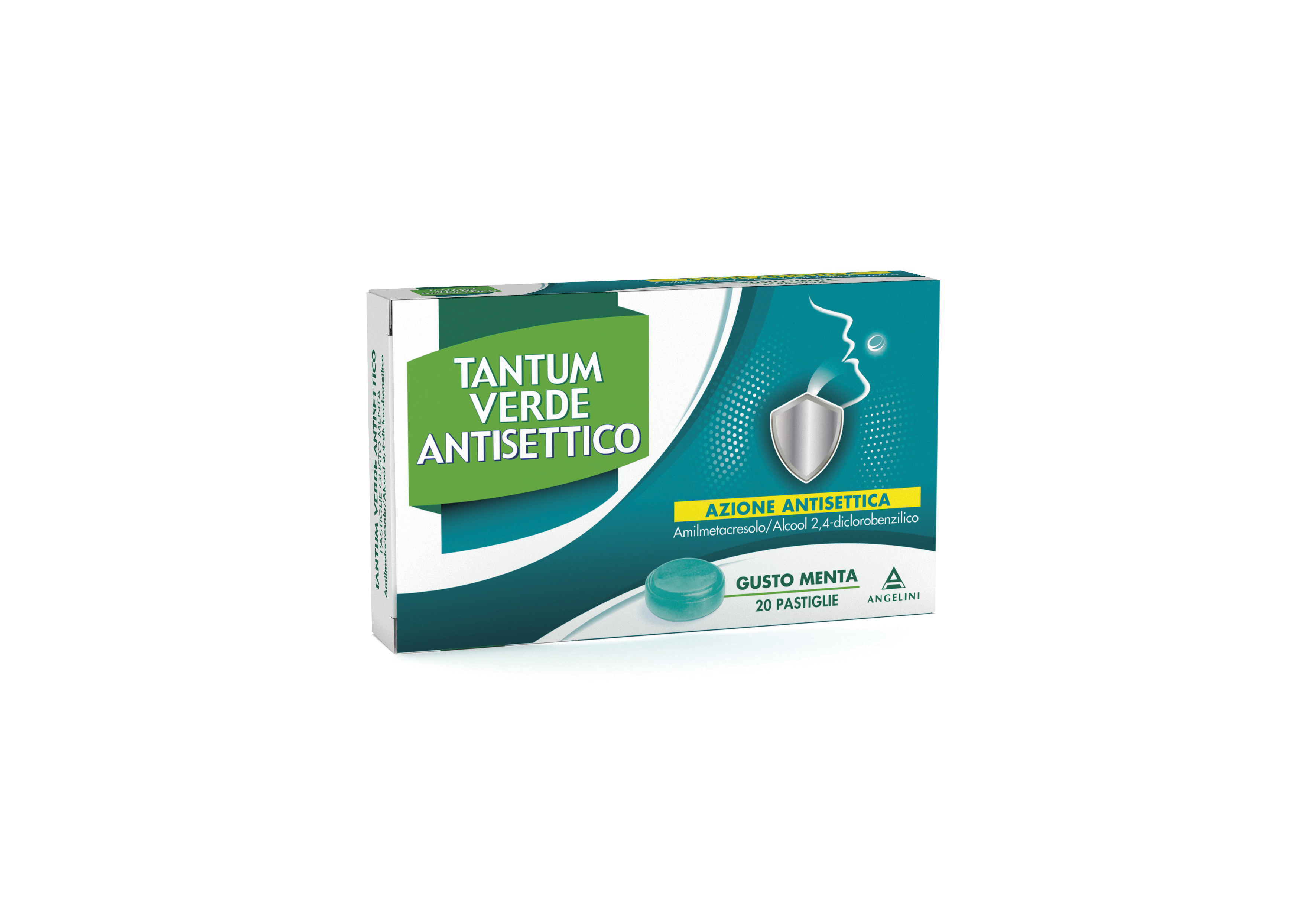 Tantum verde antisettico*20 pastiglie gusto menta 0,6 mg + 1,20 mg - Tantum verde antisettico*20 pastiglie gusto menta 0,6 mg + 1,20 mg