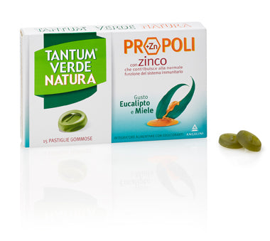 Tantum verde natura pastiglie gommose eucalipto & miele 30 g - Tantum verde natura pastiglie gommose eucalipto & miele 30 g