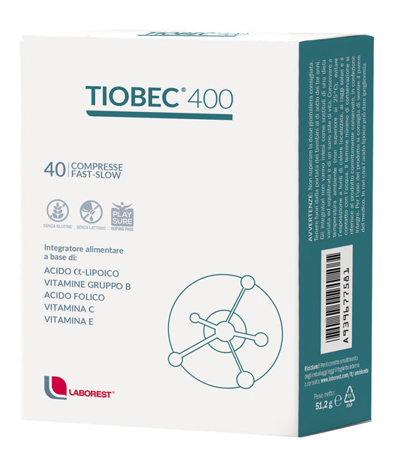 Tiobec 400 40 compresse fast-slow - Tiobec 400 40 compresse fast-slow