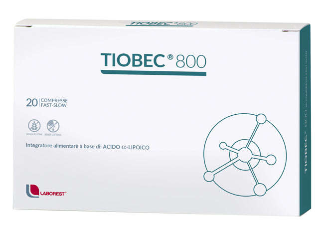 Tiobec 800 20 compresse fast-slow 36 g - Tiobec 800 20 compresse fast-slow 36 g