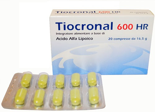 Tiocronal 600 hr 20 compresse - Tiocronal 600 hr 20 compresse