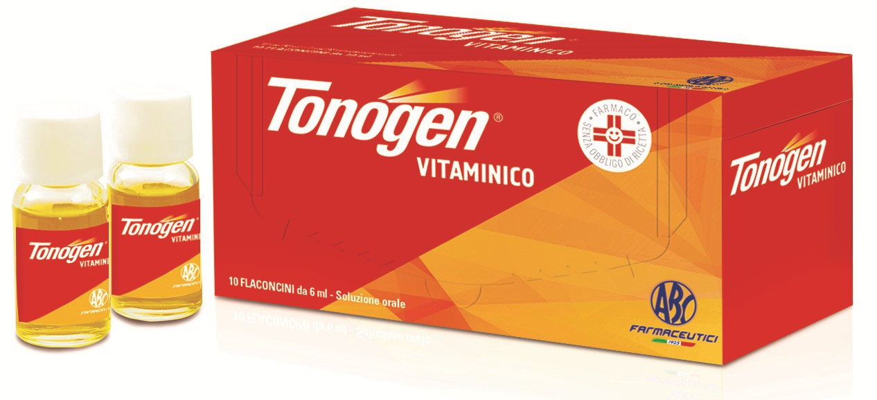 Tonogen vitaminico*orale soluz 10 flaconcini 6 ml - Tonogen vitaminico*orale soluz 10 flaconcini 6 ml