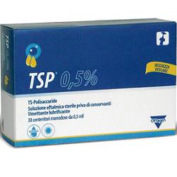 Tsp 0,5% soluzione oftalmica umettante lubrificante 30 flaconcini monodose 0,5 ml - Tsp 0,5% soluzione oftalmica umettante lubrificante 30 flaconcini monodose 0,5 ml