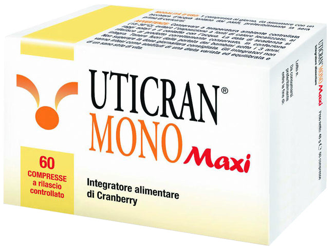 Uticran mono maxi 60 compresse 48 g - Uticran mono maxi 60 compresse 48 g