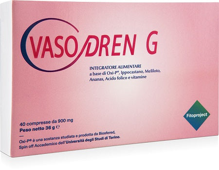 Vasodren g 40 compresse - Vasodren g 40 compresse