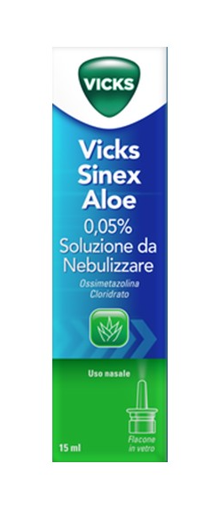 Vicks sinex aloe*soluz nebul 15 ml 0,05% - Vicks sinex aloe*soluz nebul 15 ml 0,05%