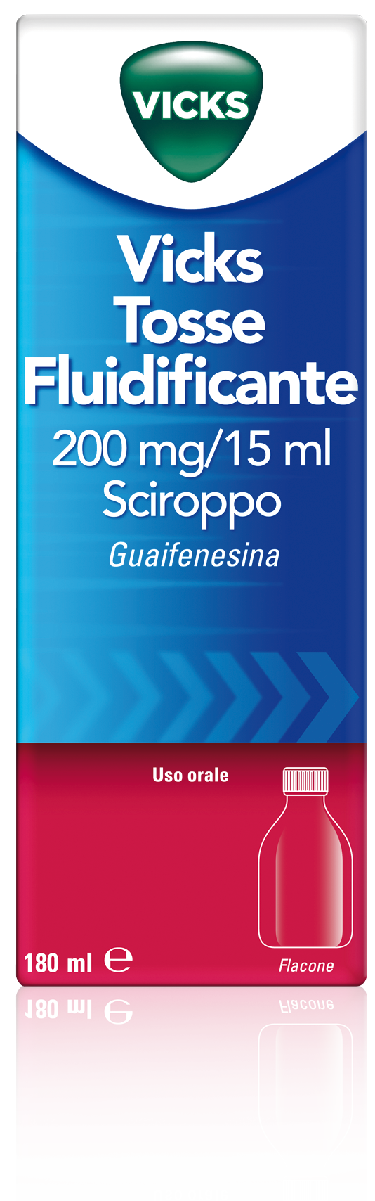 Vicks tosse fluidificante*scir 180 ml 200 mg/15 ml - Vicks tosse fluidificante*scir 180 ml 200 mg/15 ml