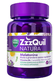 Vicks ZzzQuil Natura Melatonina 30 Pastiglie Gommose