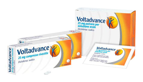 Voltadvance*10 cpr riv 25 mg - Voltadvance*10 cpr riv 25 mg